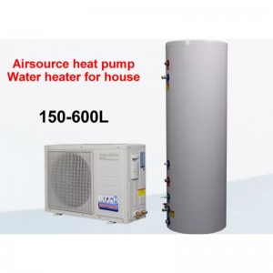 Economical Air Source Heat Pump Water Heater Floor Standing Installation